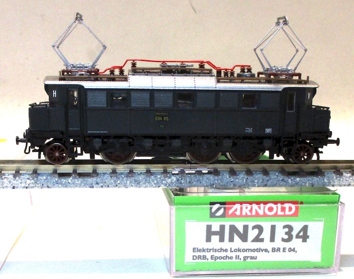 Arnold 2134 Ellok BR E04.05 DRG grau DCC