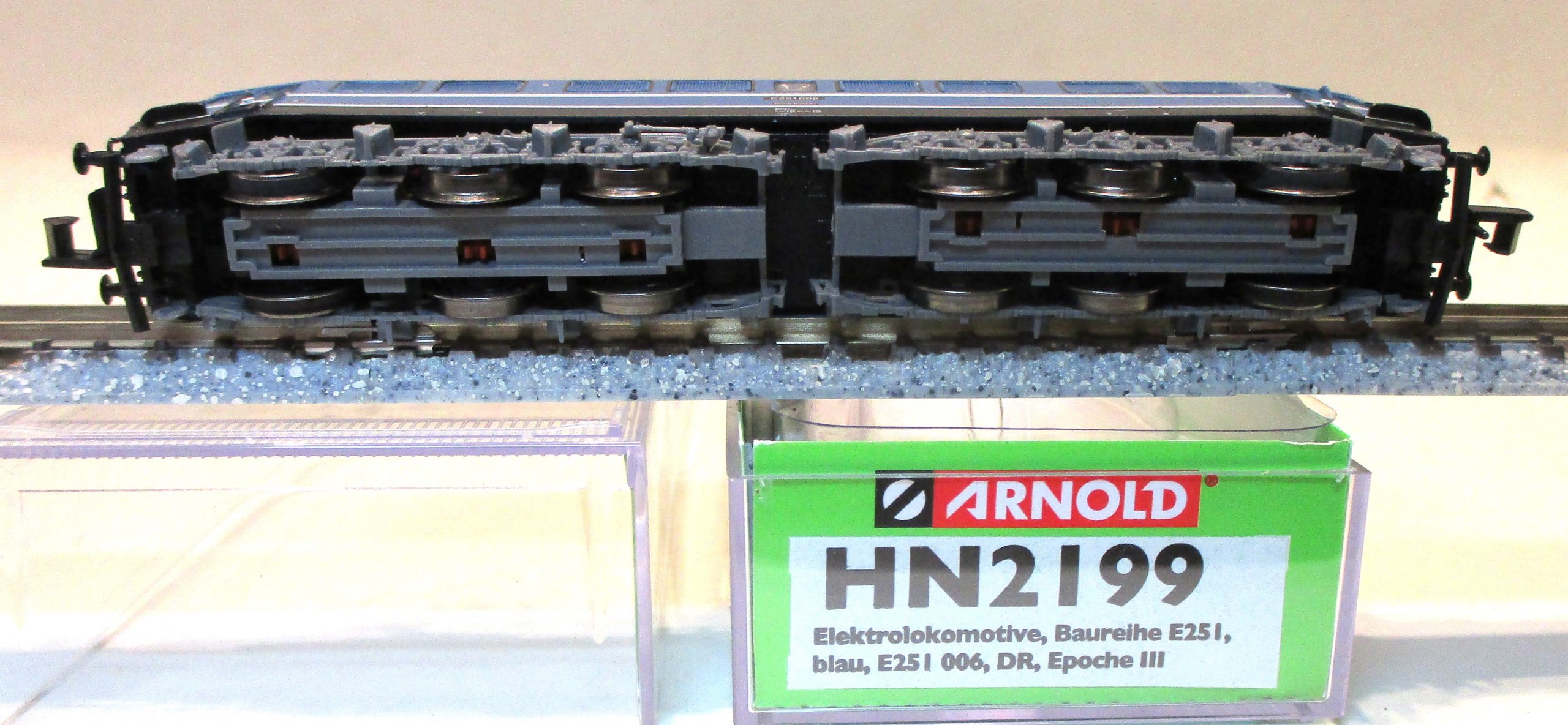Arnold 2199 Ellok BR E251.006 DR-3 blau DCC – Bild 2
