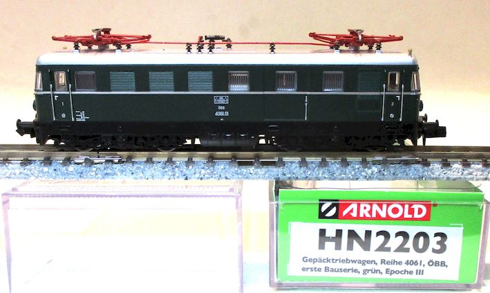 Arnold 2203 Ellok BR4091.01 ÖBB-3 grün DCC