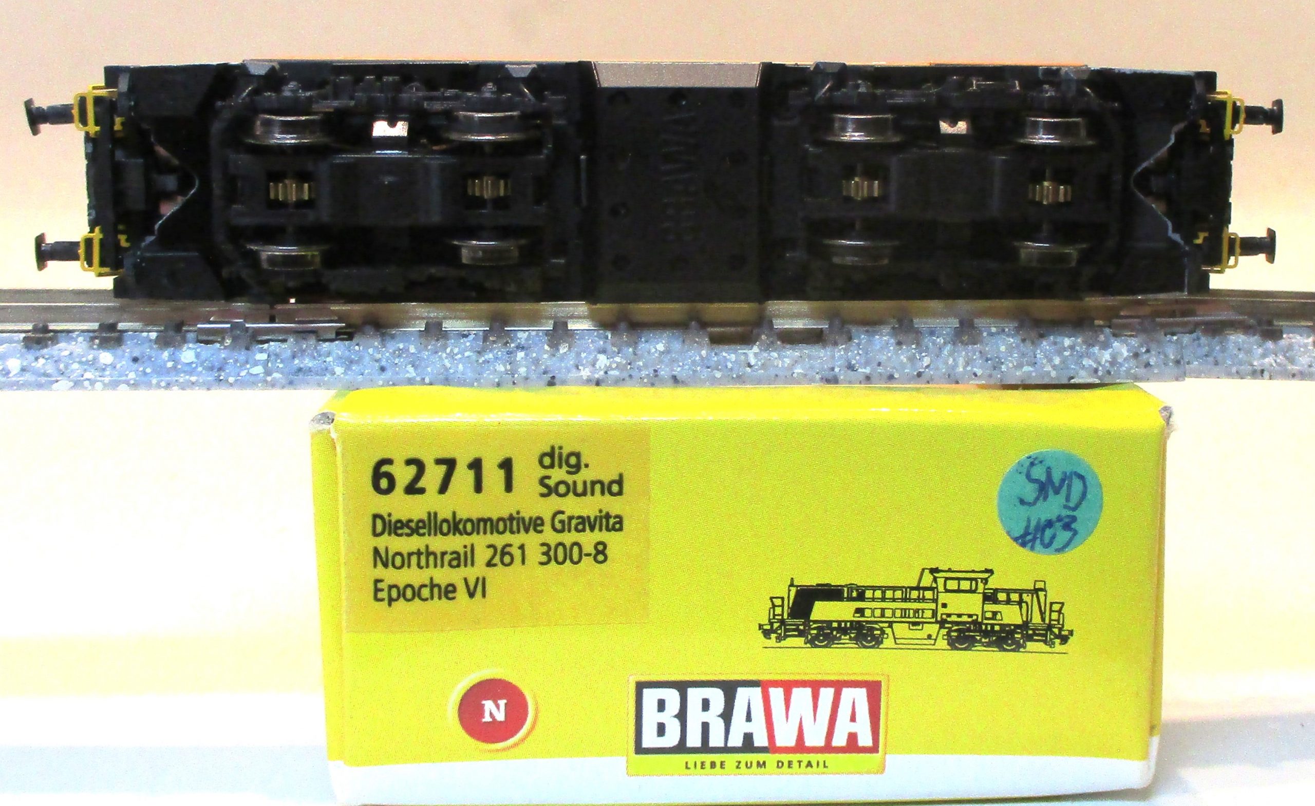 Brawa 62711 Diesellok BR261.300/Gravita NR-6 orange SOUND – Bild 2