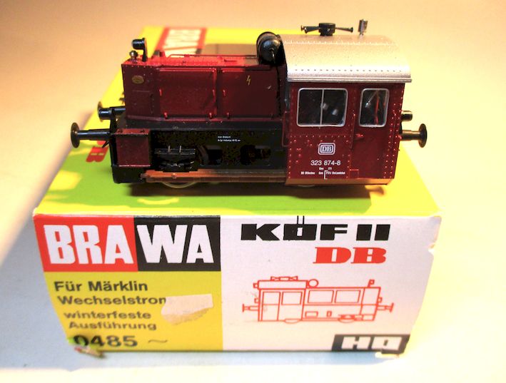 Brawa 0485 Köf-II BR323.874 rot DB-4 Märklin-DIGITAL