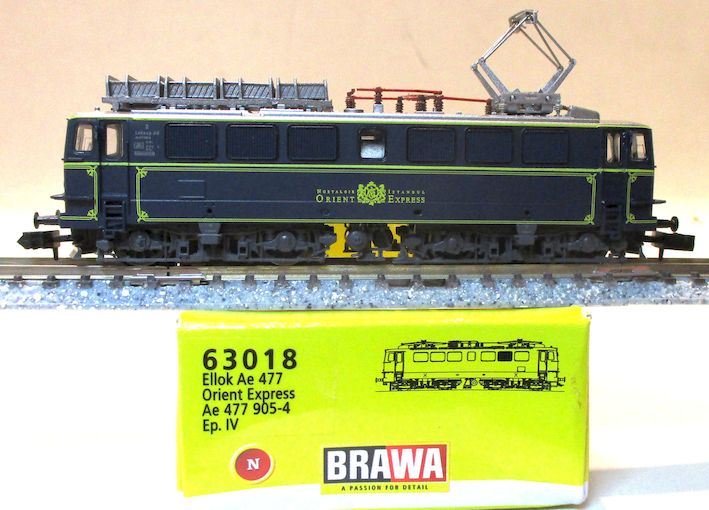 Brawa 63018 Ellok BR Ae477.905 Orient-Express blau DCC