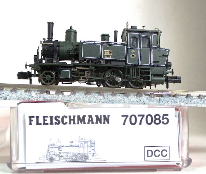 Fleischmann 707085 Dampflok BR Pt2/3 Bayern grün DCC
