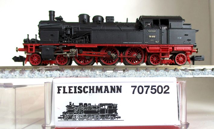 Fleischmann 707502 Dampflok BR78.010 DRG DCC