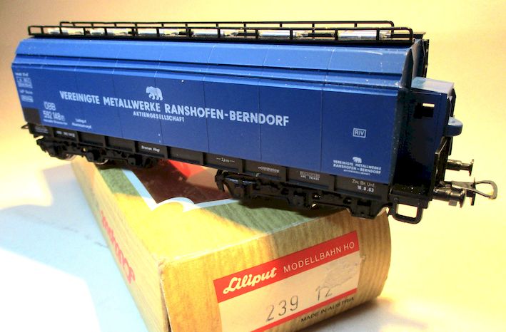 Liliput 23912 Tonerdewagen/4-achsig 'Vereinigte Metallwerke Ransdorf' ÖBB-3