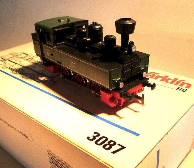 Märklin 3087 Dampflok BR 3087 KLVM -1 grün/schwarz ANALOG