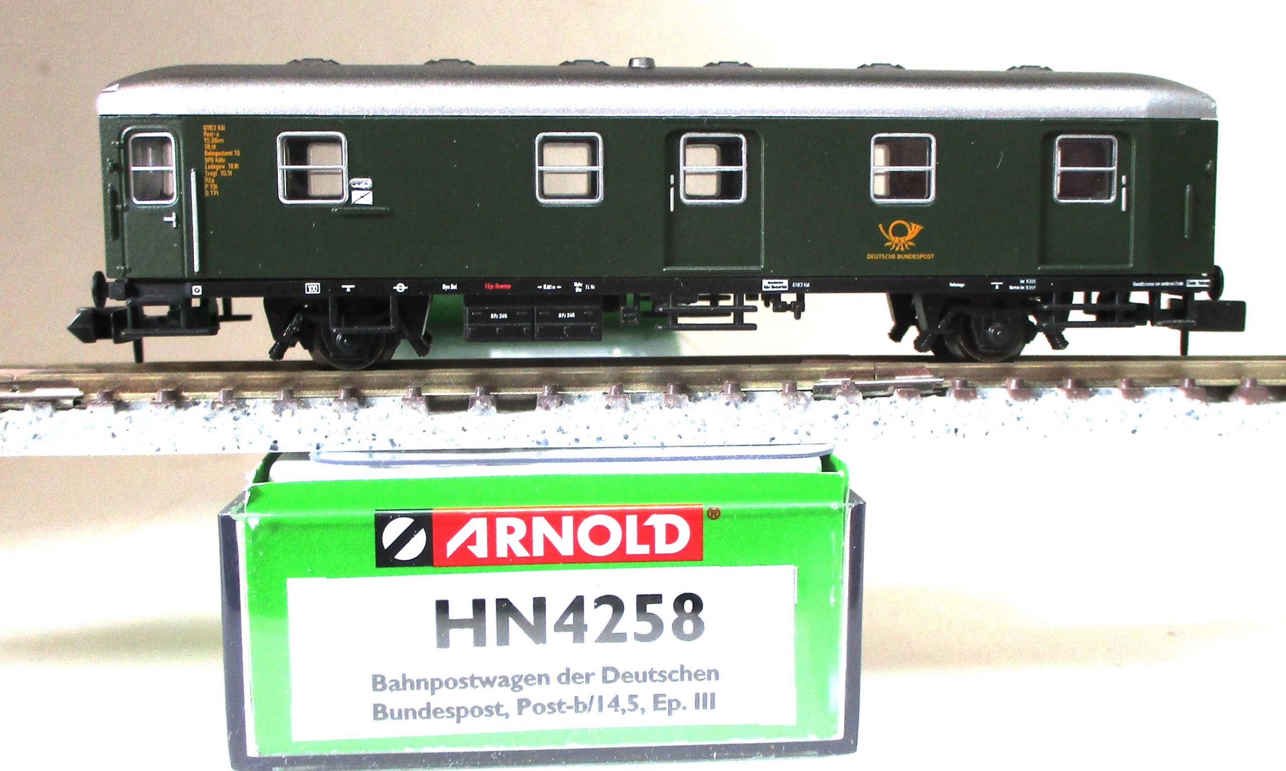 Arnold 4258 Bahnpostwagen Post 2-a/14 (DBP) Ep.3