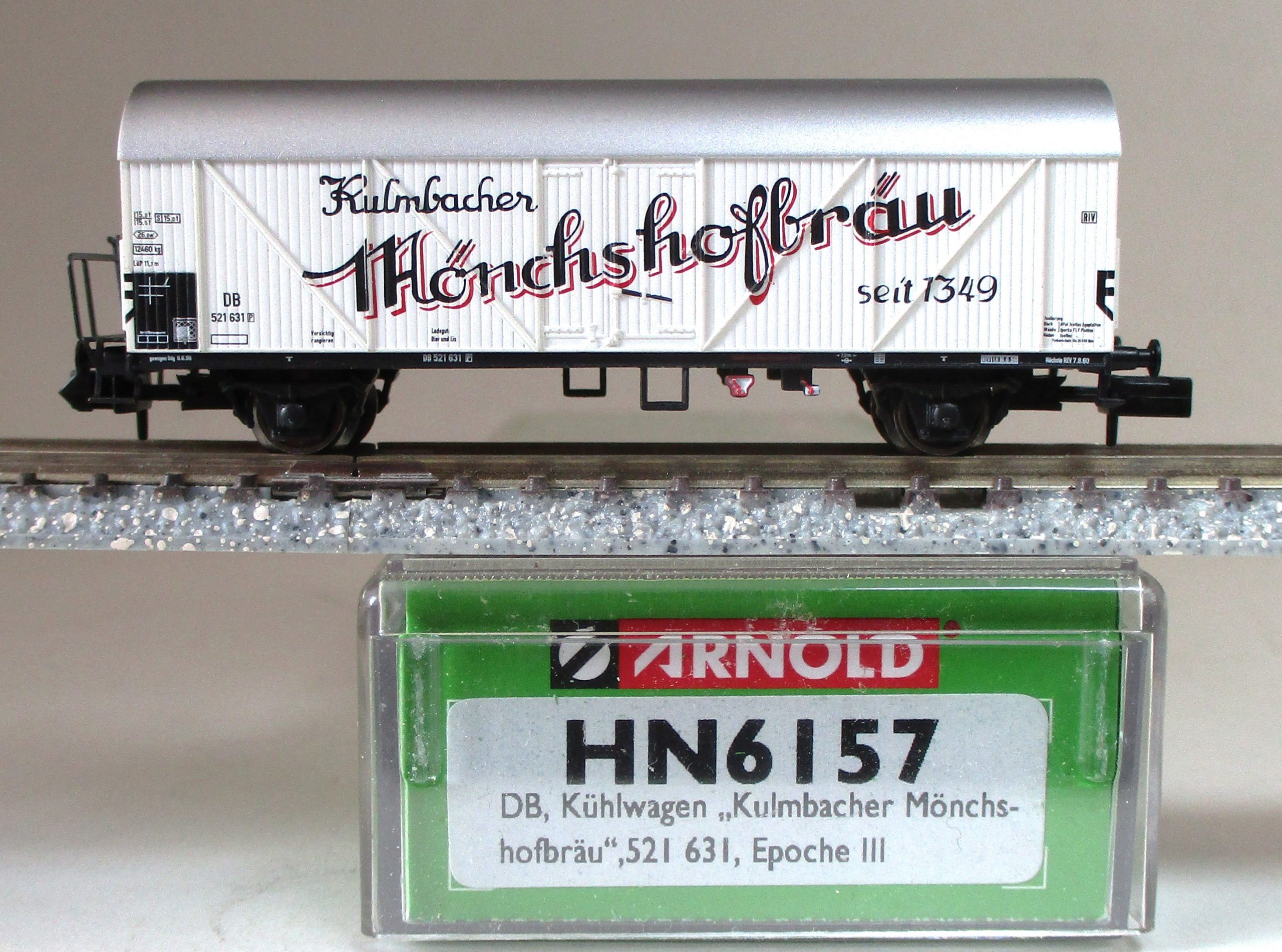 Arnold 6157 Bier-Kühlwagen 'Kulmbacher Mönchshofbräu' DB-3