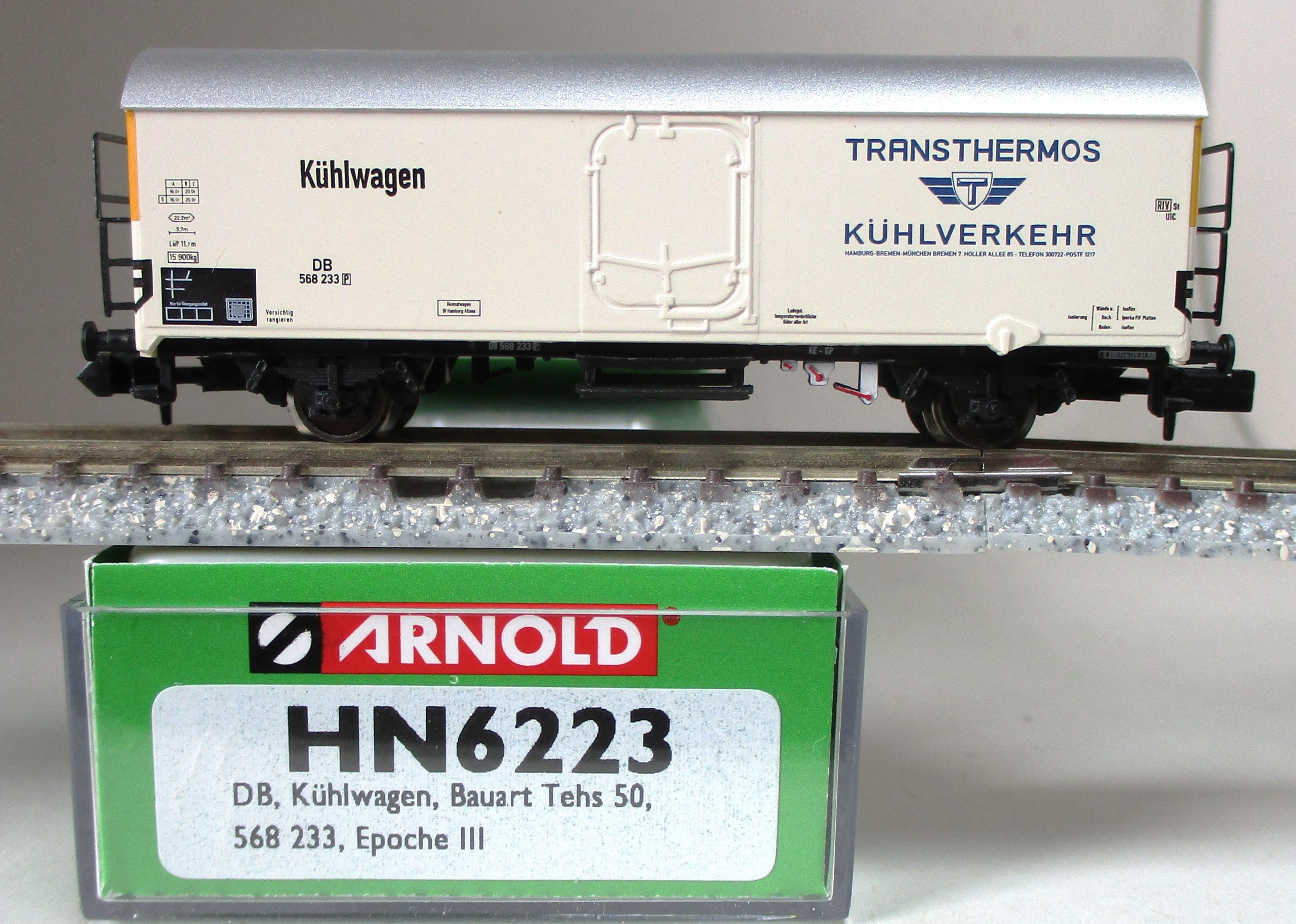 Arnold 6223 Kühlwagen 'TRANSTHERMOS' DB-3