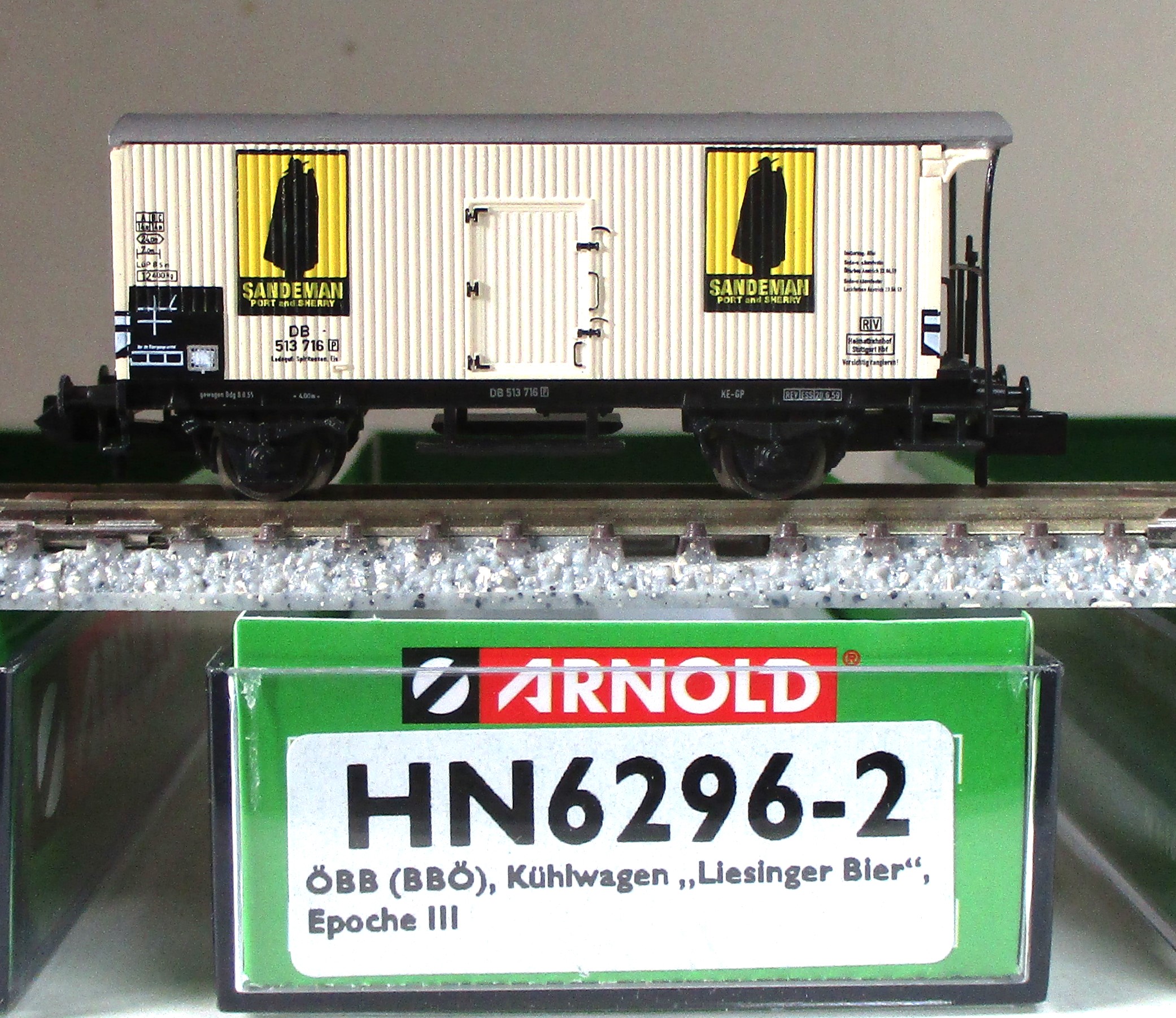 Arnold 6296 Kühlwagen-Set/2-achs. K 1 x DB-3 2 x ÖBB-3 – Bild 3