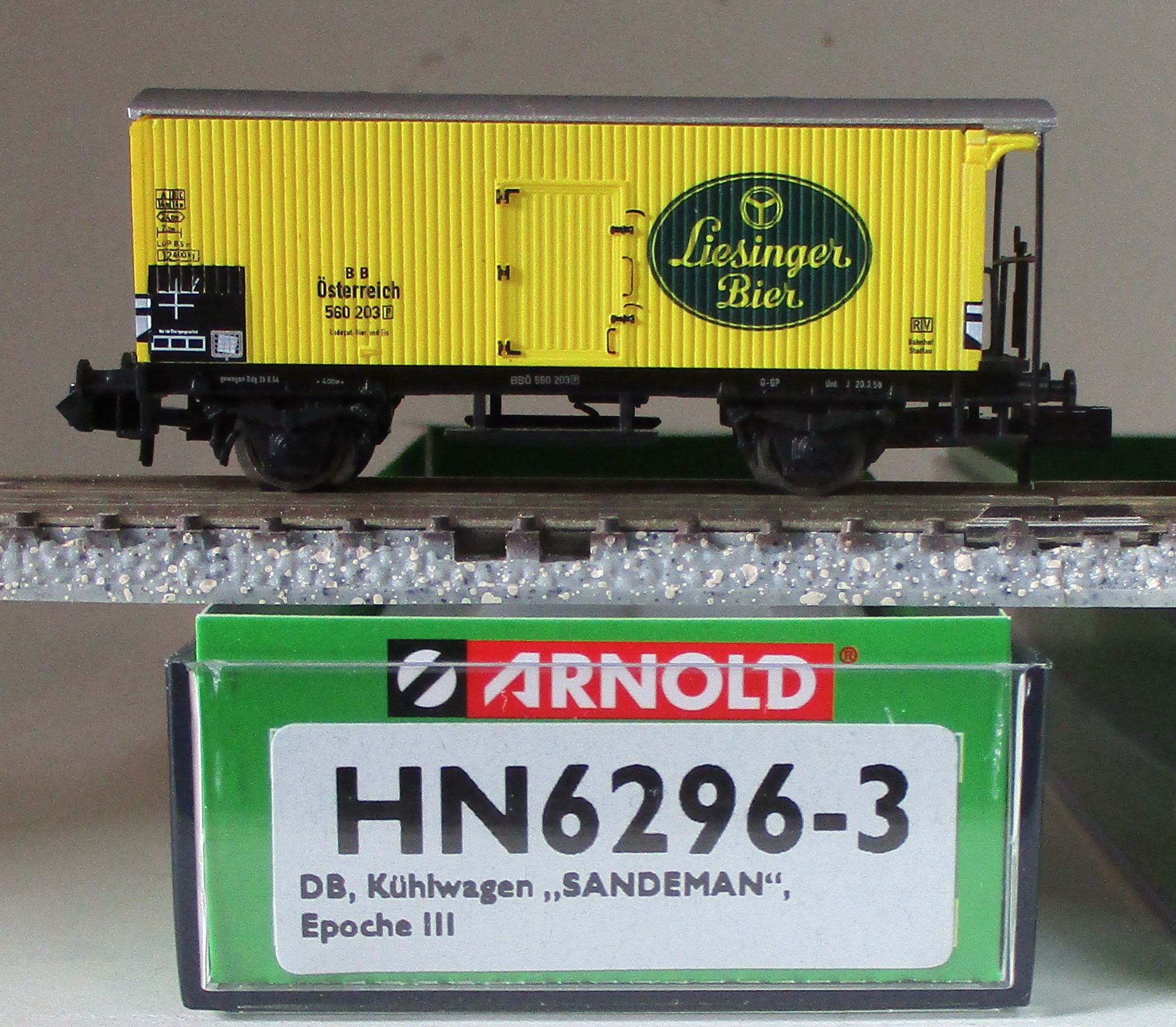 Arnold 6296 Kühlwagen-Set/2-achs. K 1 x DB-3 2 x ÖBB-3 – Bild 2