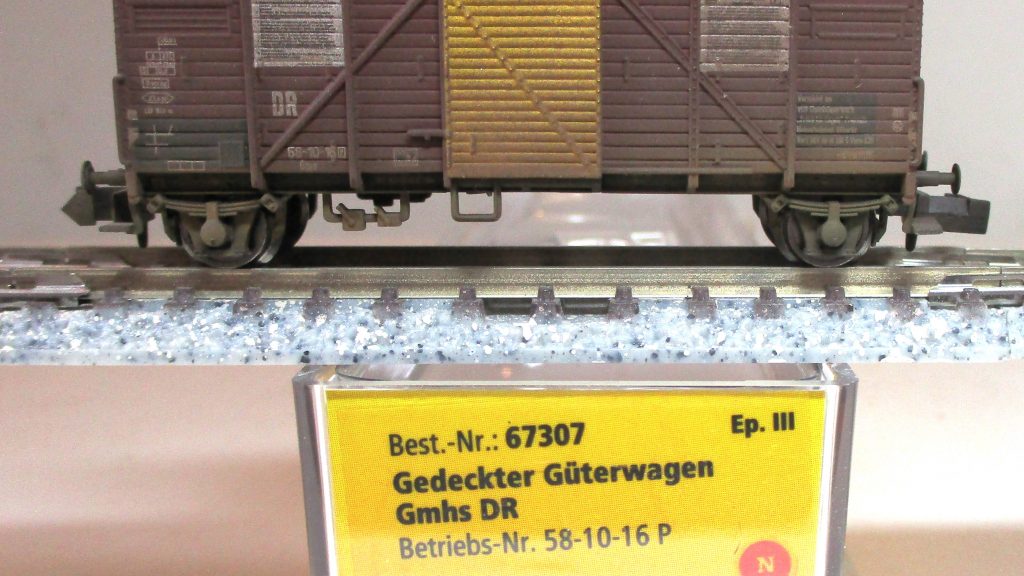 Brawa 67307 Gedeckter Güterwagen Bremen 'Tetraethylblei' DR-3 gealtert