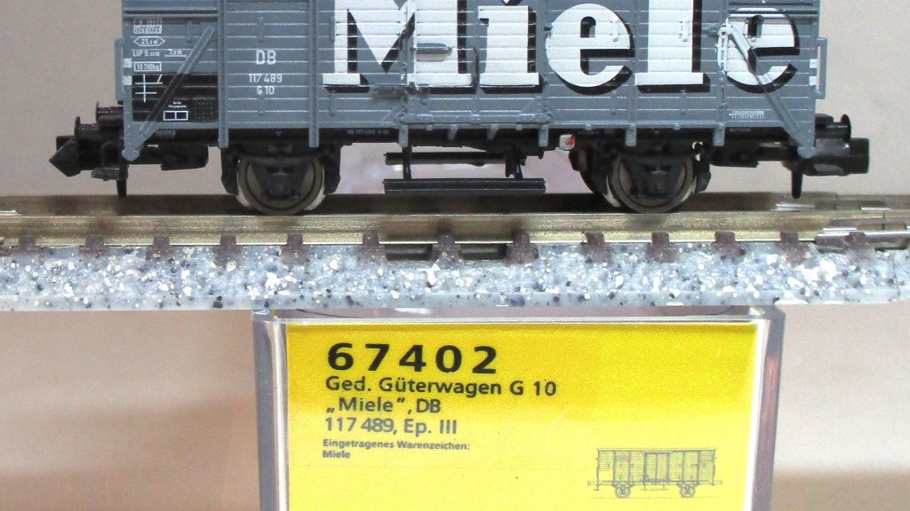 Brawa 67402 Gedeckter Güterwagen G10 'Miele' DB-3
