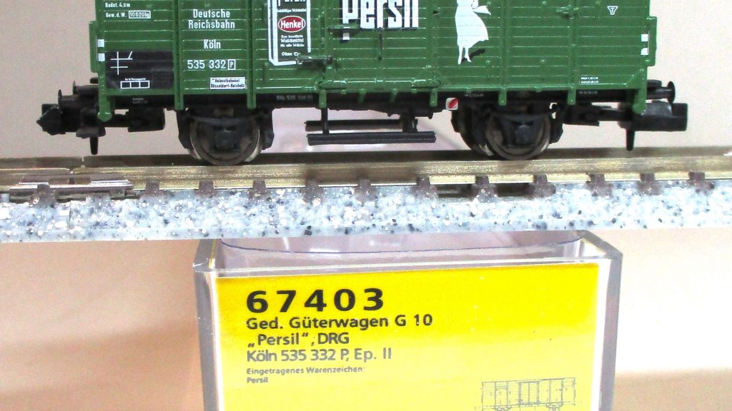 Brawa 67403 Gedeckter Güterwagen G10 'Persil' DRG