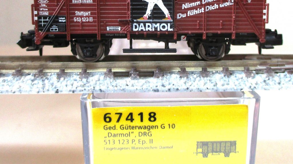 Brawa 67418 Gedeckter Güterwagen G10 'DARMOL' DRG