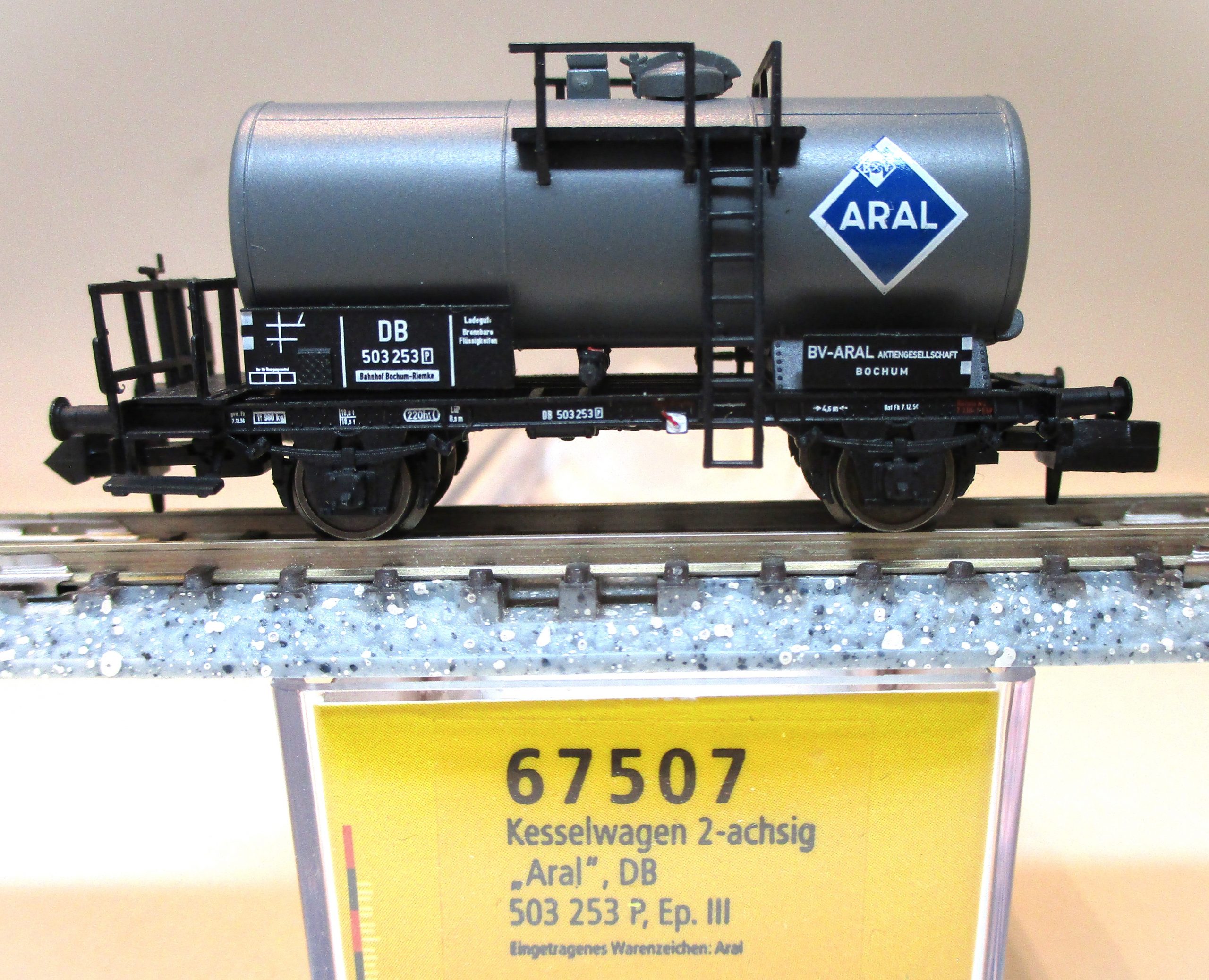Brawa 67507 Kesselwagen/2-achs. 'Aral' DB-3