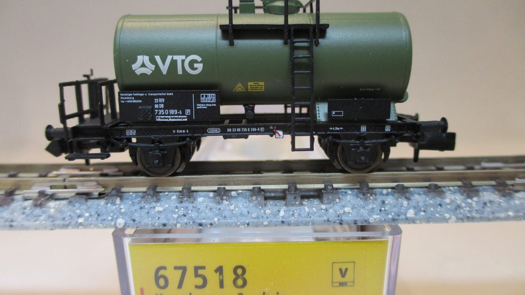 Brawa  67518  Kesselwagen/2-achs. Z [P] 'VTG'  DBAG-5