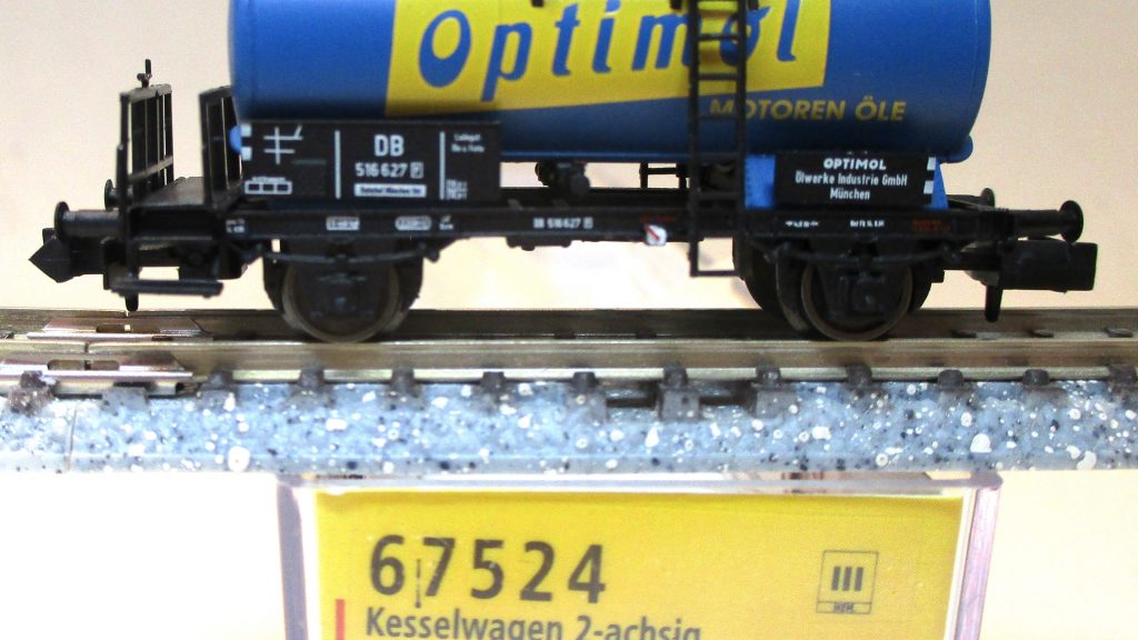 Brawa  67524  Kesselwagen/2-achs. Z [P] 'Optimol'  DB-3
