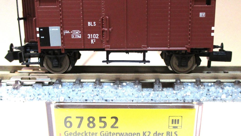 Brawa 67852 Gedeckter Güterwagen K2 BLS-3