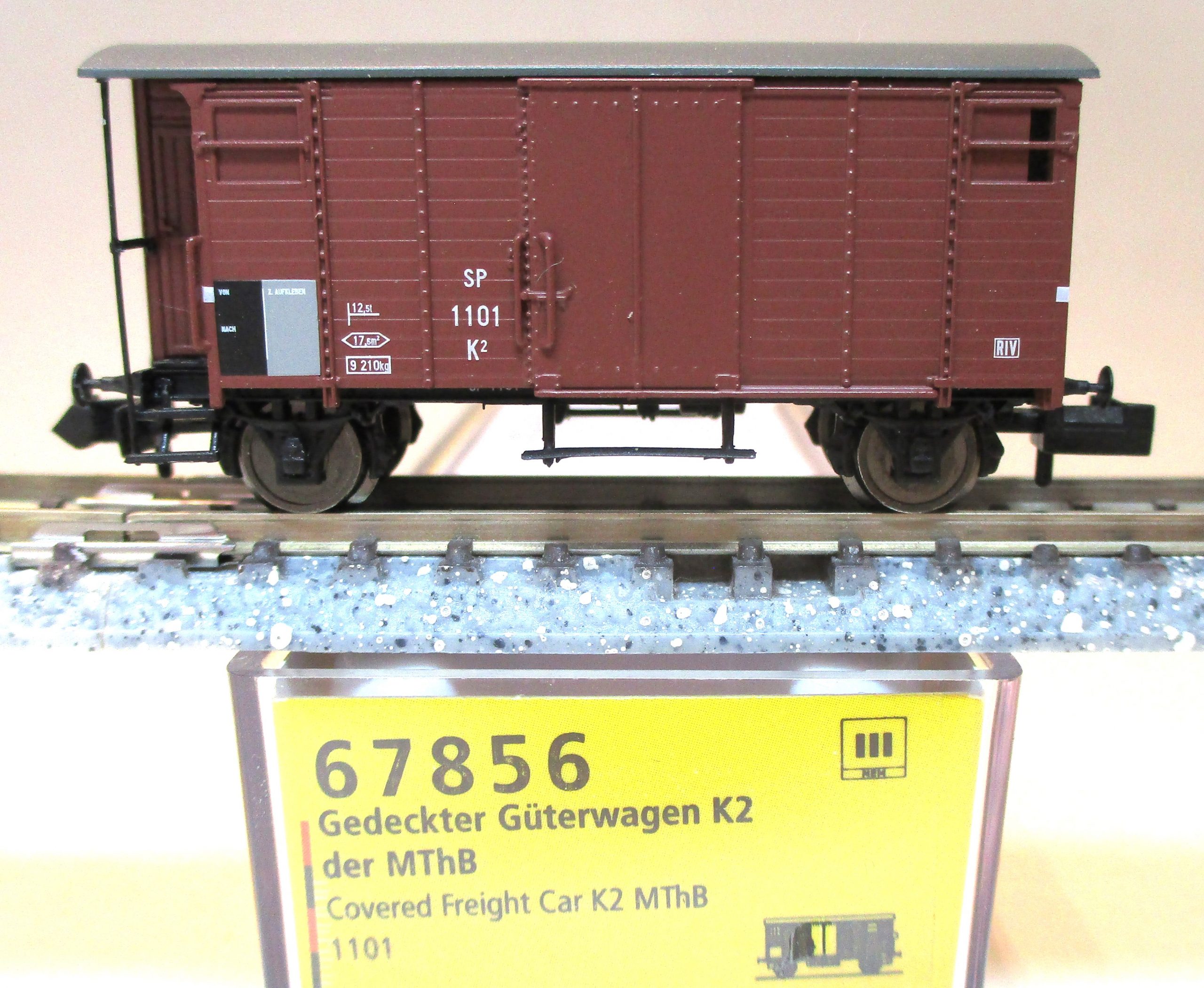 Brawa 67856 Gedeckter Güterwagen K2 MTHB-3