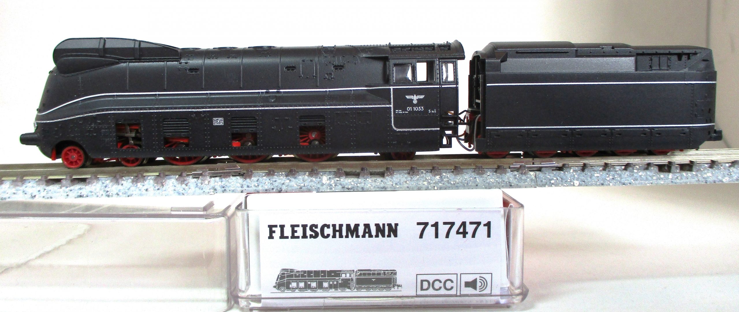 Fleischmann 717471 Dampflok BR01.1053/Vollverkleidung DRG SOUND
