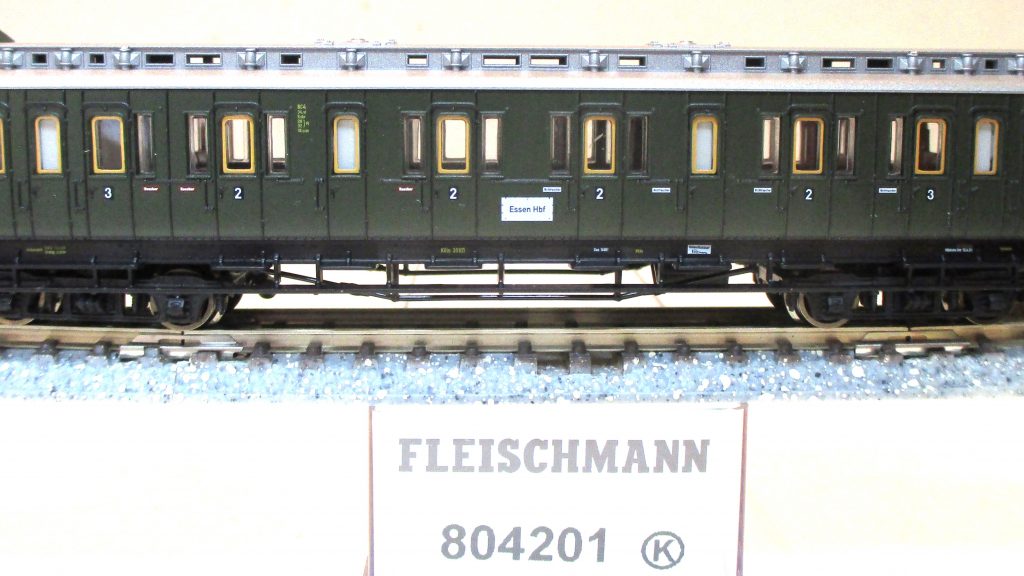 Fleischmann 804201 Abteilwagen/4-achs./BrH BC4 2./3.Klasse grün DRG