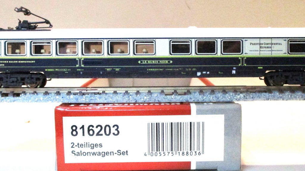 Fleischmann  816203  Salonwagen-Paar Privat(Schweiz) blau/weiß Ep.5/6