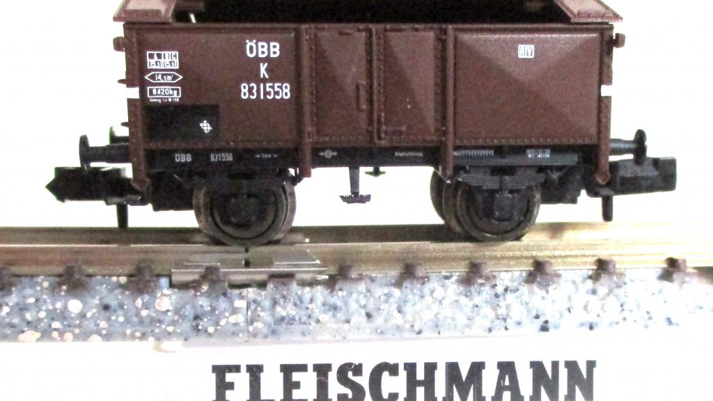 Fleischmann  821301  Klappdeckelwagen/2-achs. K braun ÖBB-3
