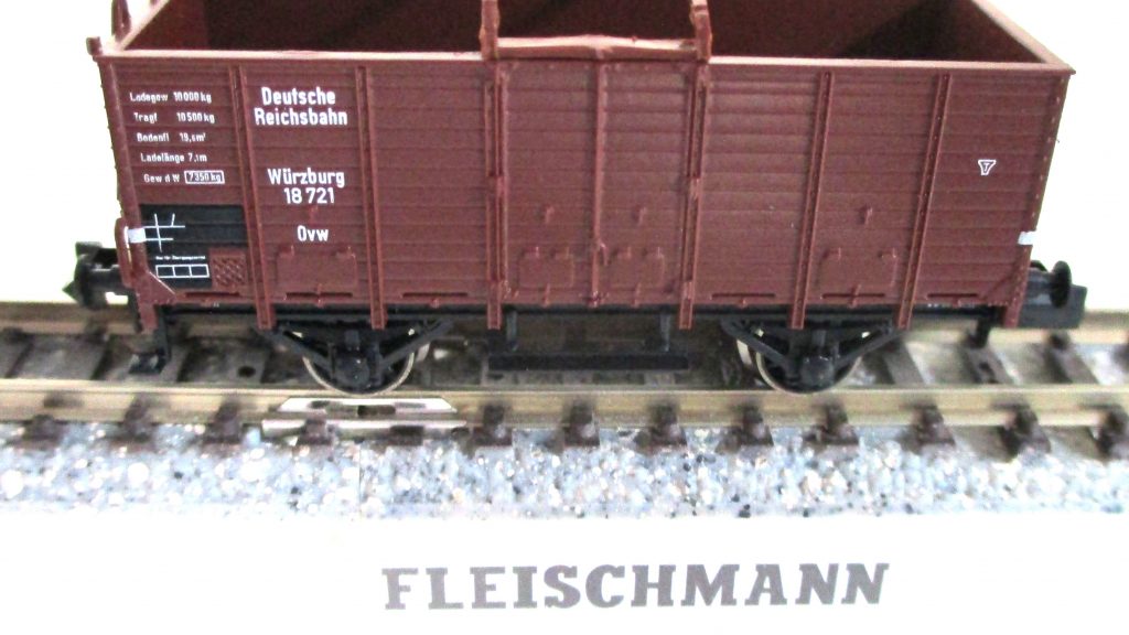 Fleischmann  826002  Offener Güterwagen/2-achs. Ovw WÜRZBURG braun DRG