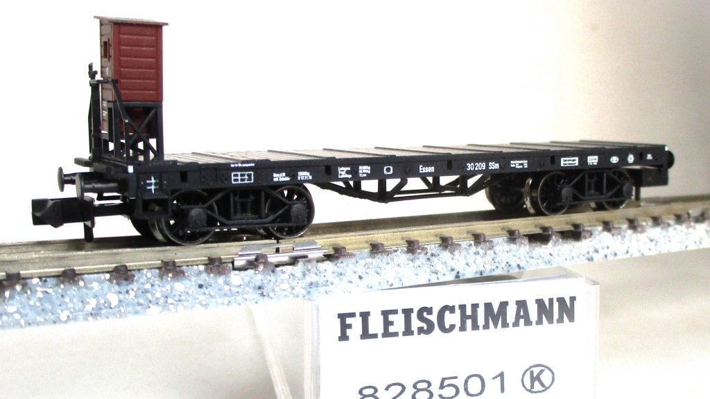 Fleischmann  828501  Rungenwagen/4-achs./BrH SSk schwarz K.P.E.V.