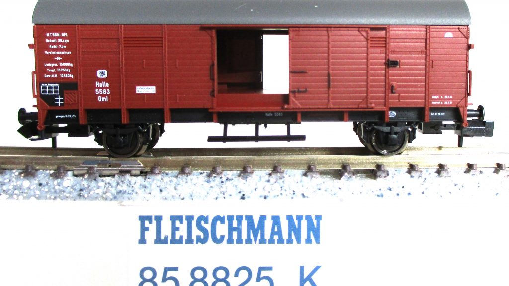 Fleischmann  882585  Güterwagen/2-achs. HALLE braun K.P.E.V.