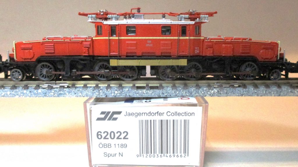 Jägerndorfer 62022 Ellok BR1189 'Krokodil' ÖBB-4 orange SOUND