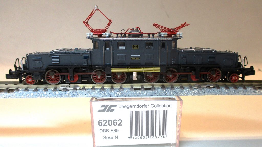 Jägerndorfer 62062 Ellok BR E89 'Krokodil' DRG grau SOUND