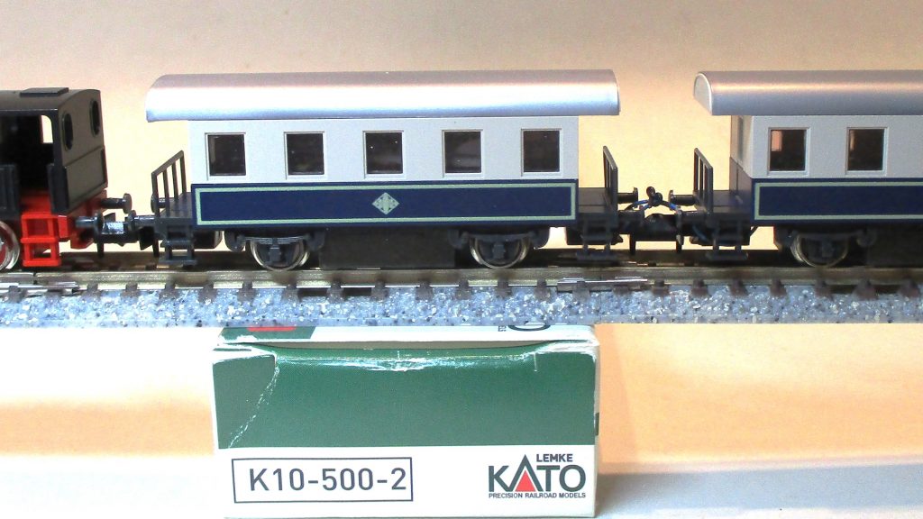 Kato 10500-2 Dampflok Bn + 2x Personenwagen Bayern SOUND