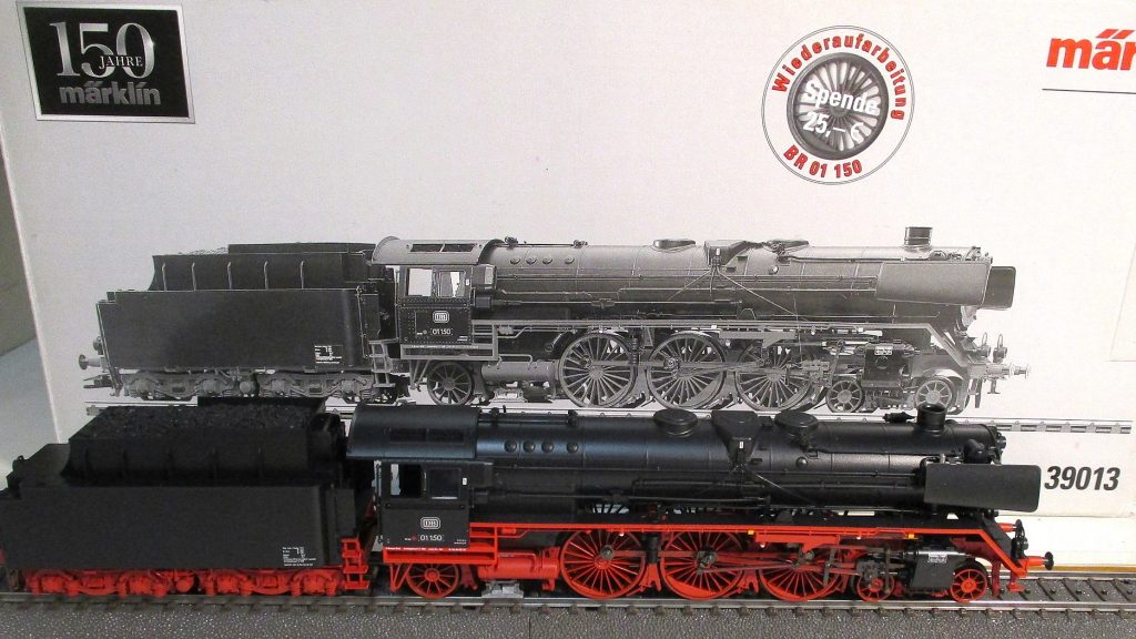 Märklin 39103 Dampflok BR 01.150 DB-3 SOUND +Holzkiste