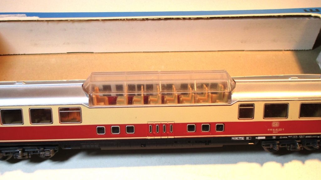 Märklin 4099 TEE-Aussichtswagen 1.Kl. ADühm-101 rot DB-4