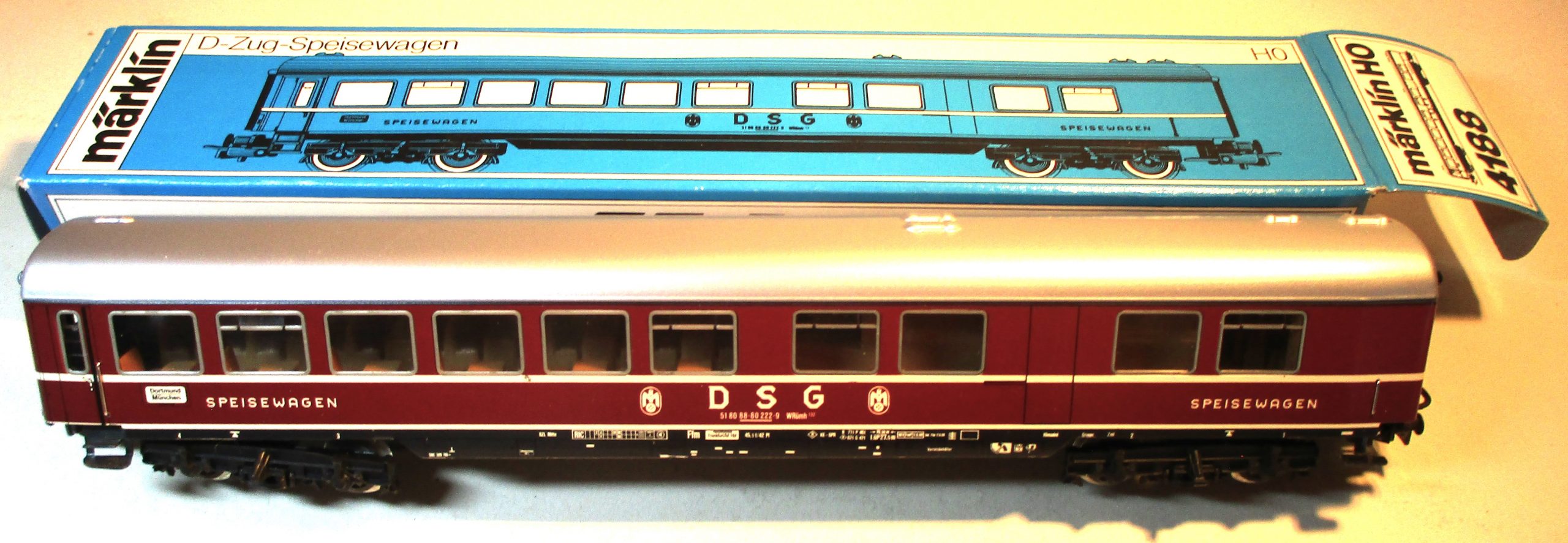 Märklin 4188 Speisewagen DSG WRmüh-132 rot Ep. 4