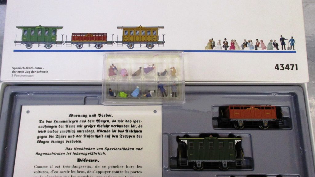 Märklin  43471 Spanisch-Brötli-Bahn SBB 3-tlg. mit Figuren