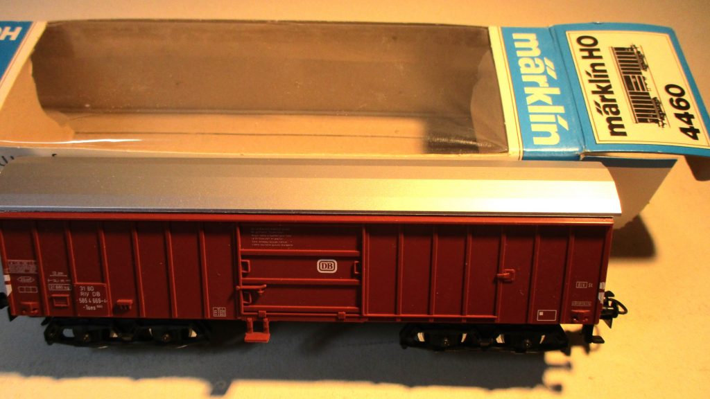 Märklin 4460 Schwenkdachwagen/4-achs  braun DB-4