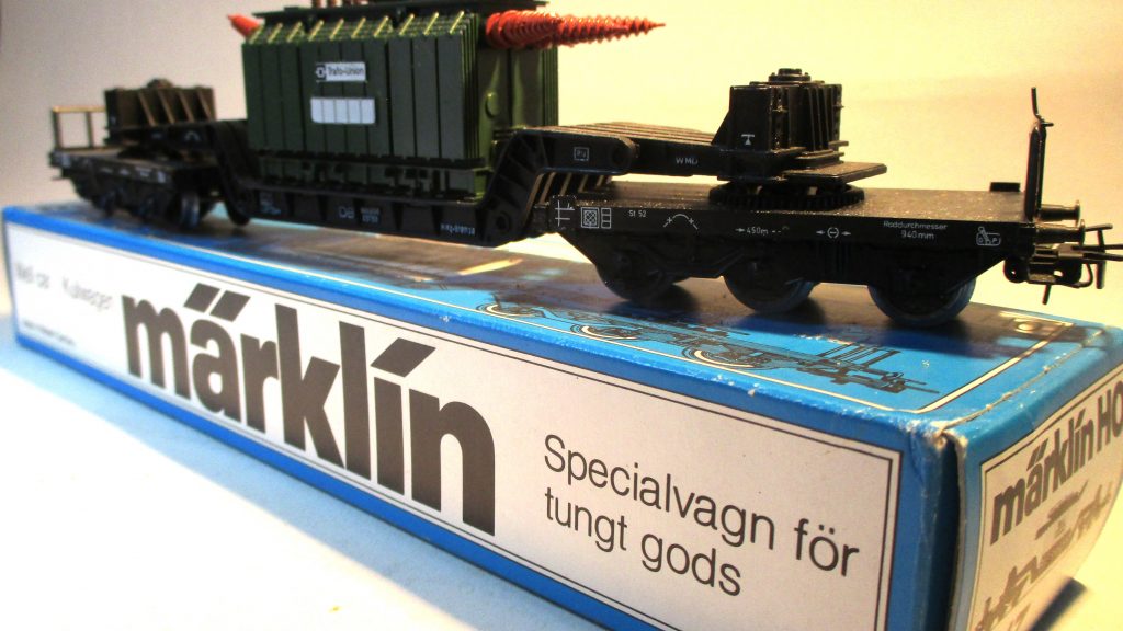 Märklin 4617 Trafotransportwagen/6-achs. mit Trafo DB-3