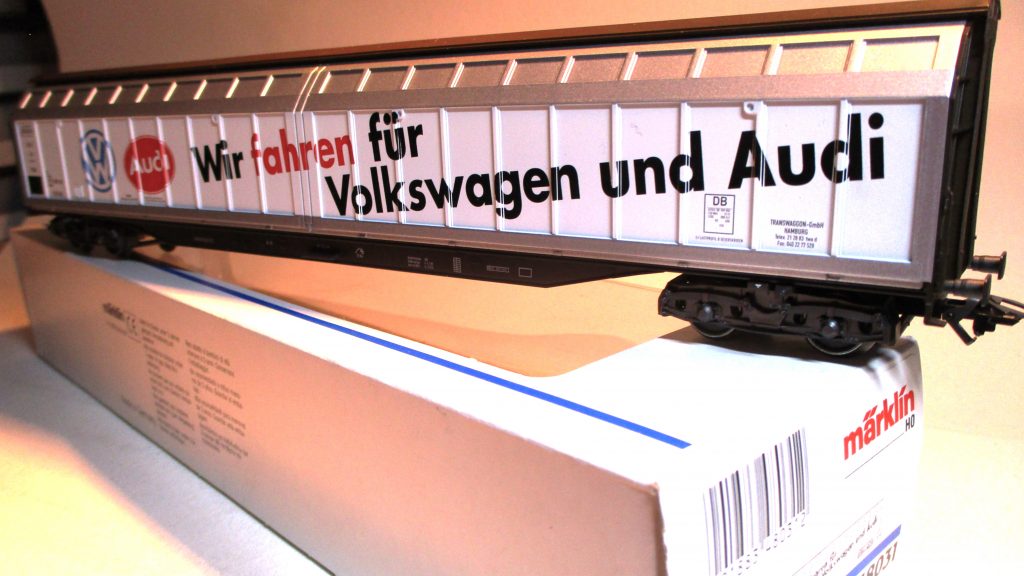 Märklin 48031 Großraumschiebewandwagen/4-achs. 'VW+AUDI' DBAG-5