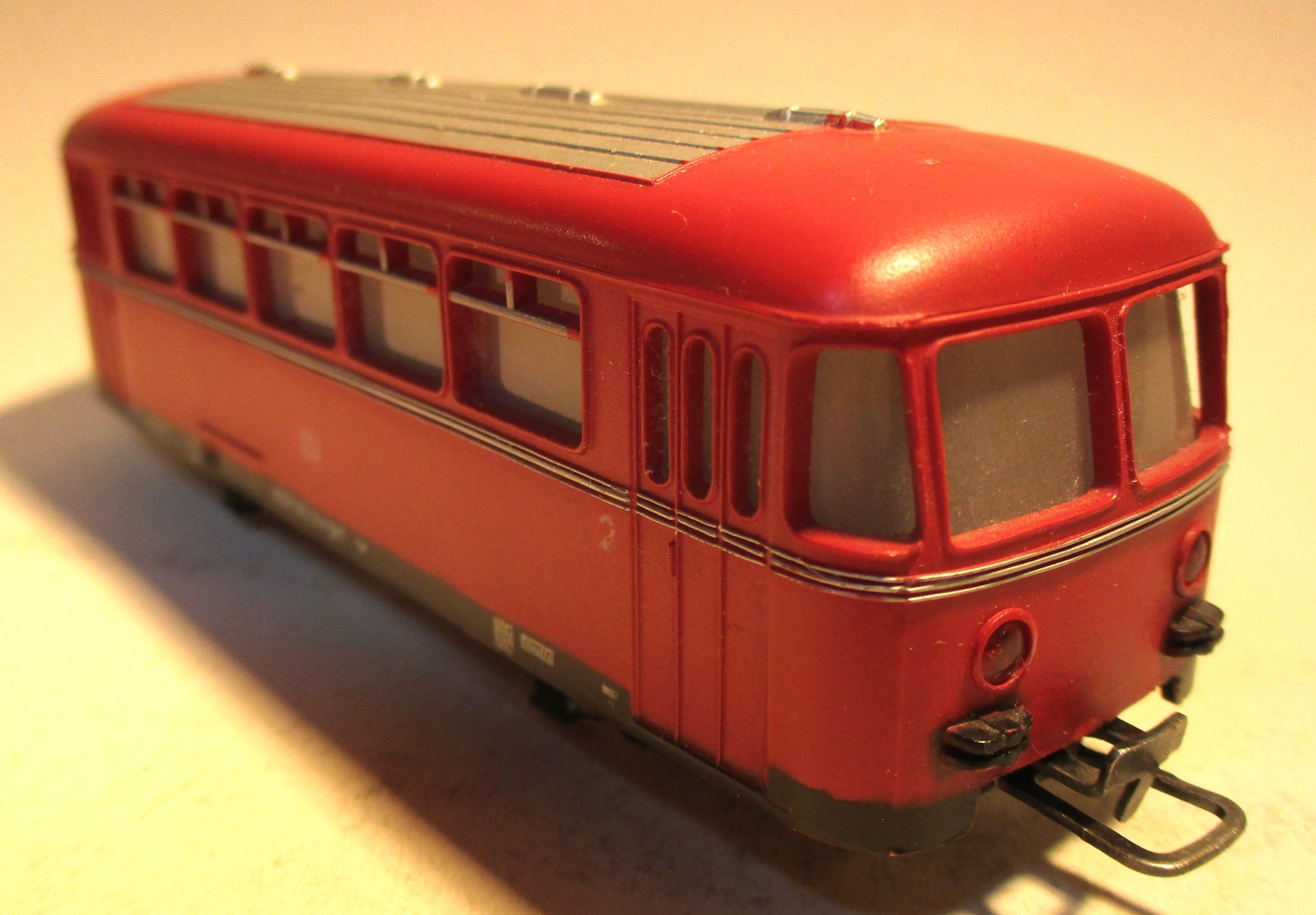 Märklin 4018 Schienenbus-Beiwagen VB142 rot DB-3