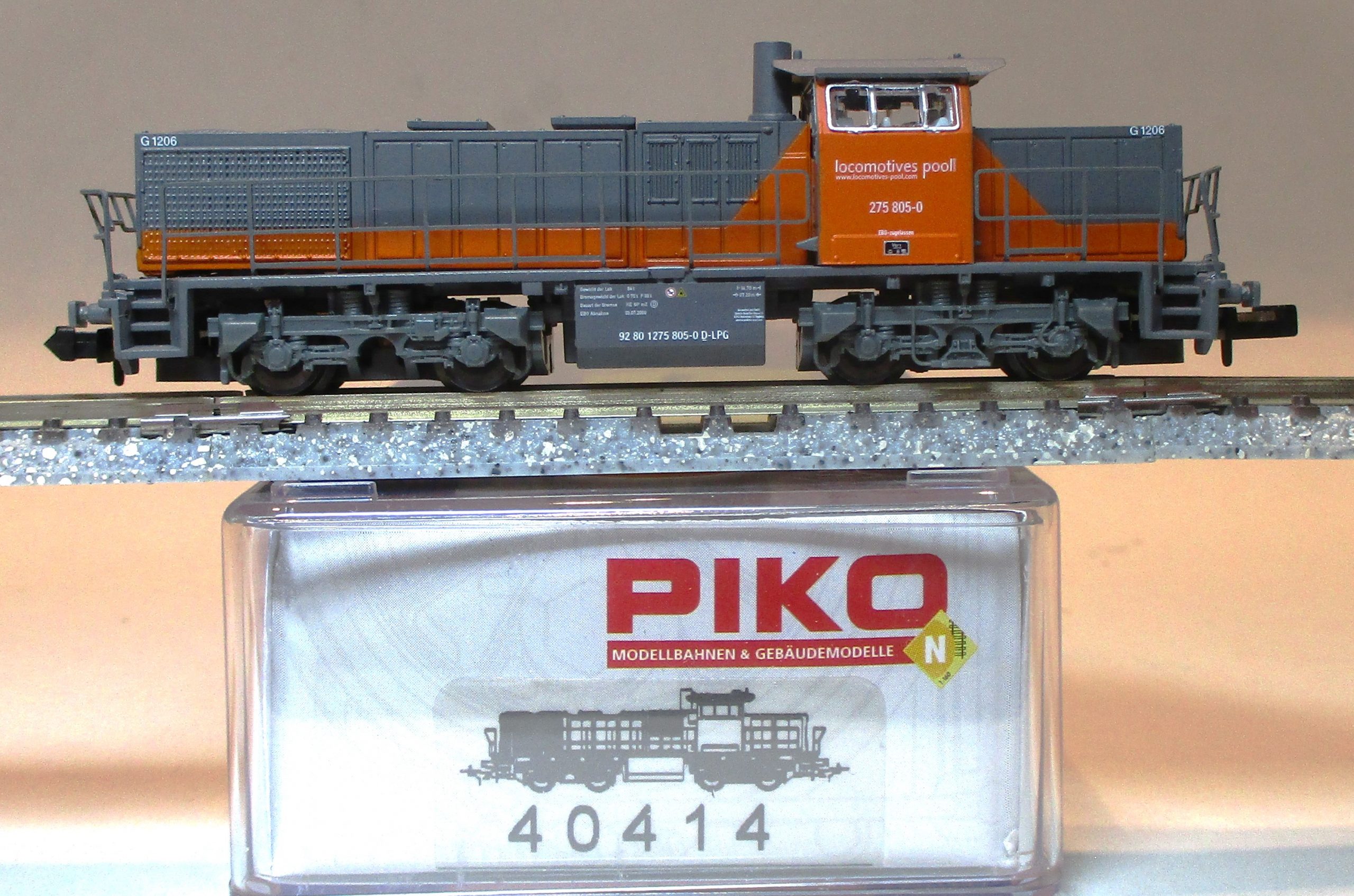 Piko 40414 Diesellok BR G1206 Locomotives-6 orange/grau DCC