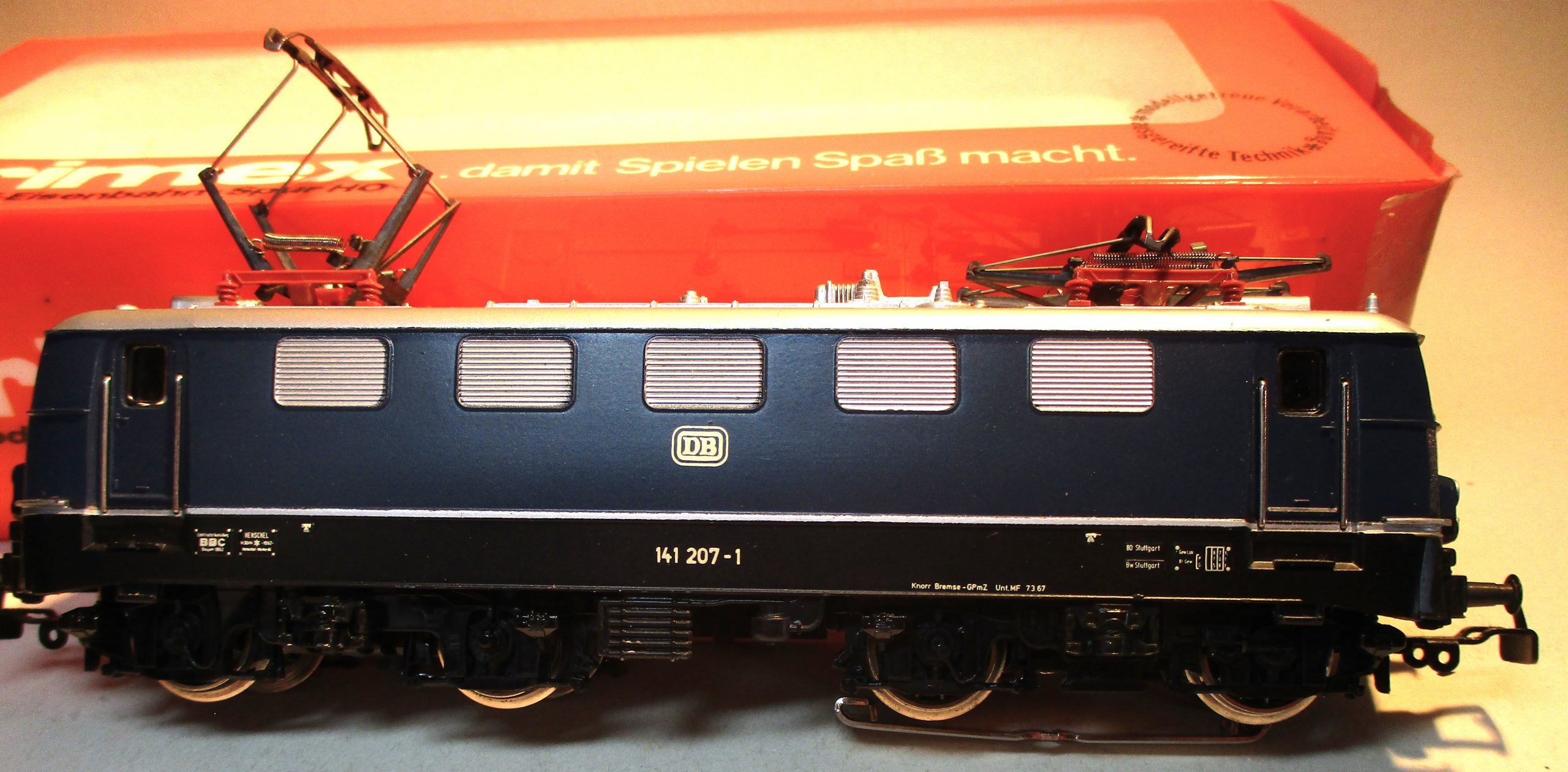 Primex 3033 Ellok BR141.207 blau DB-4 ANALOG – Bild 3