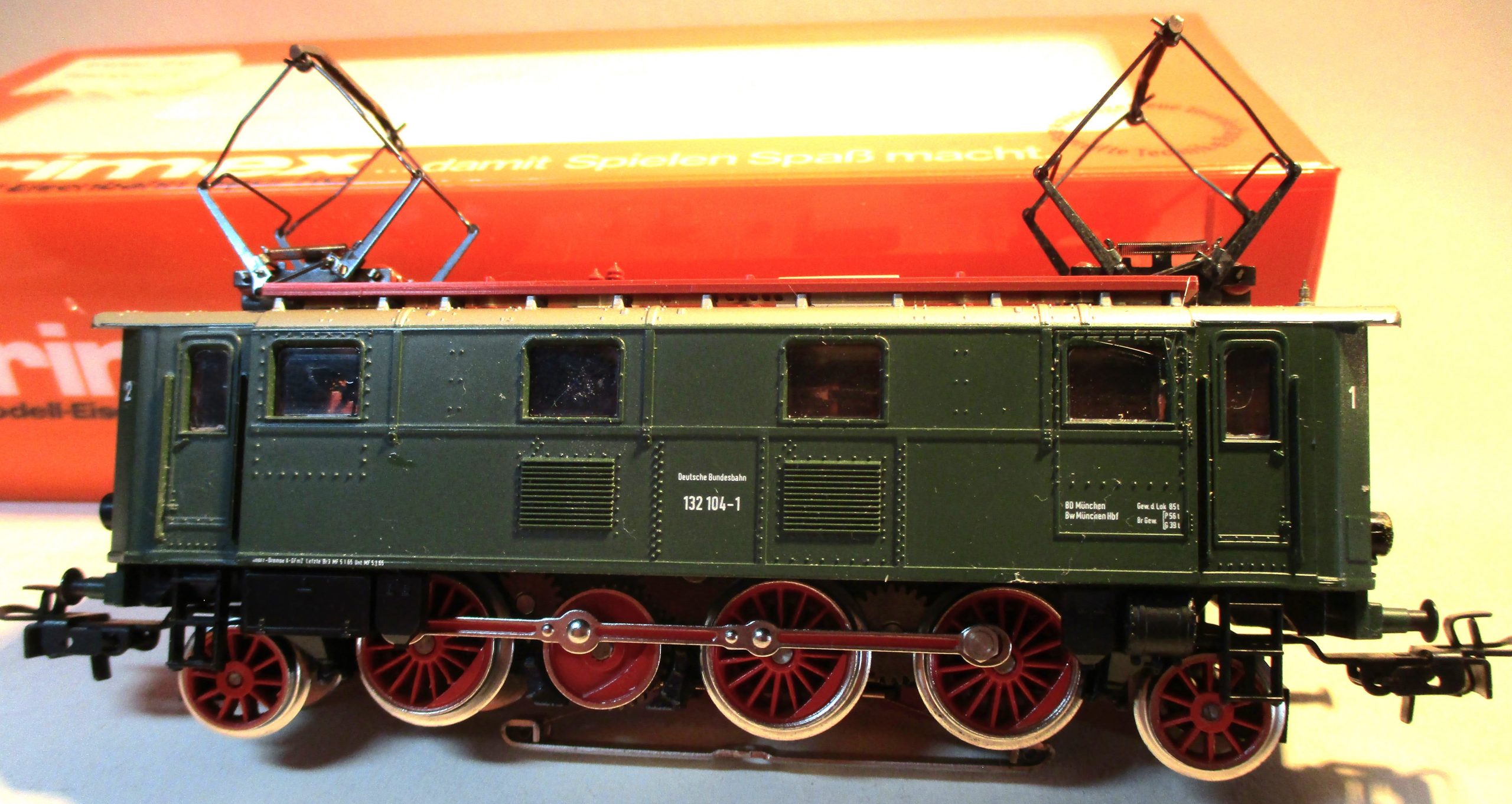 Primex 3192 Ellok BR132.104 grün DB-4 ANALOG – Bild 3