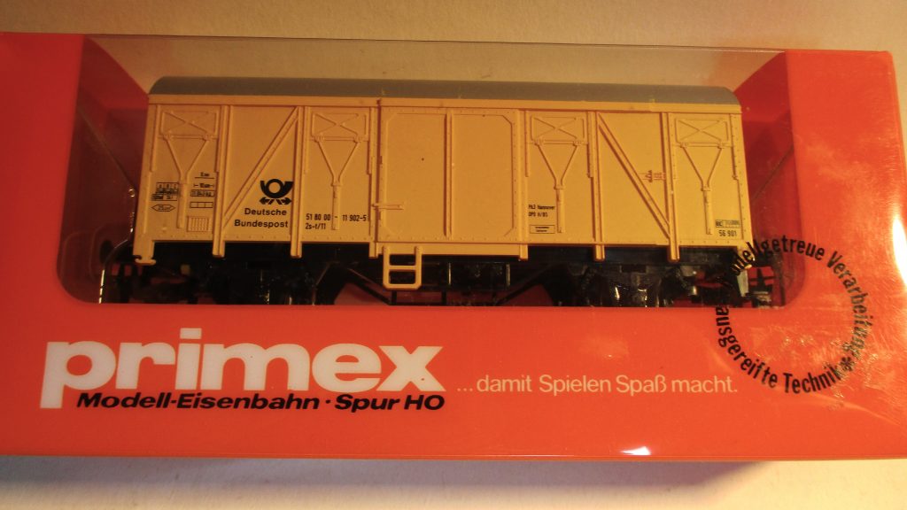 Primex 4558 Postwagen/2-achs. gelb DB-3