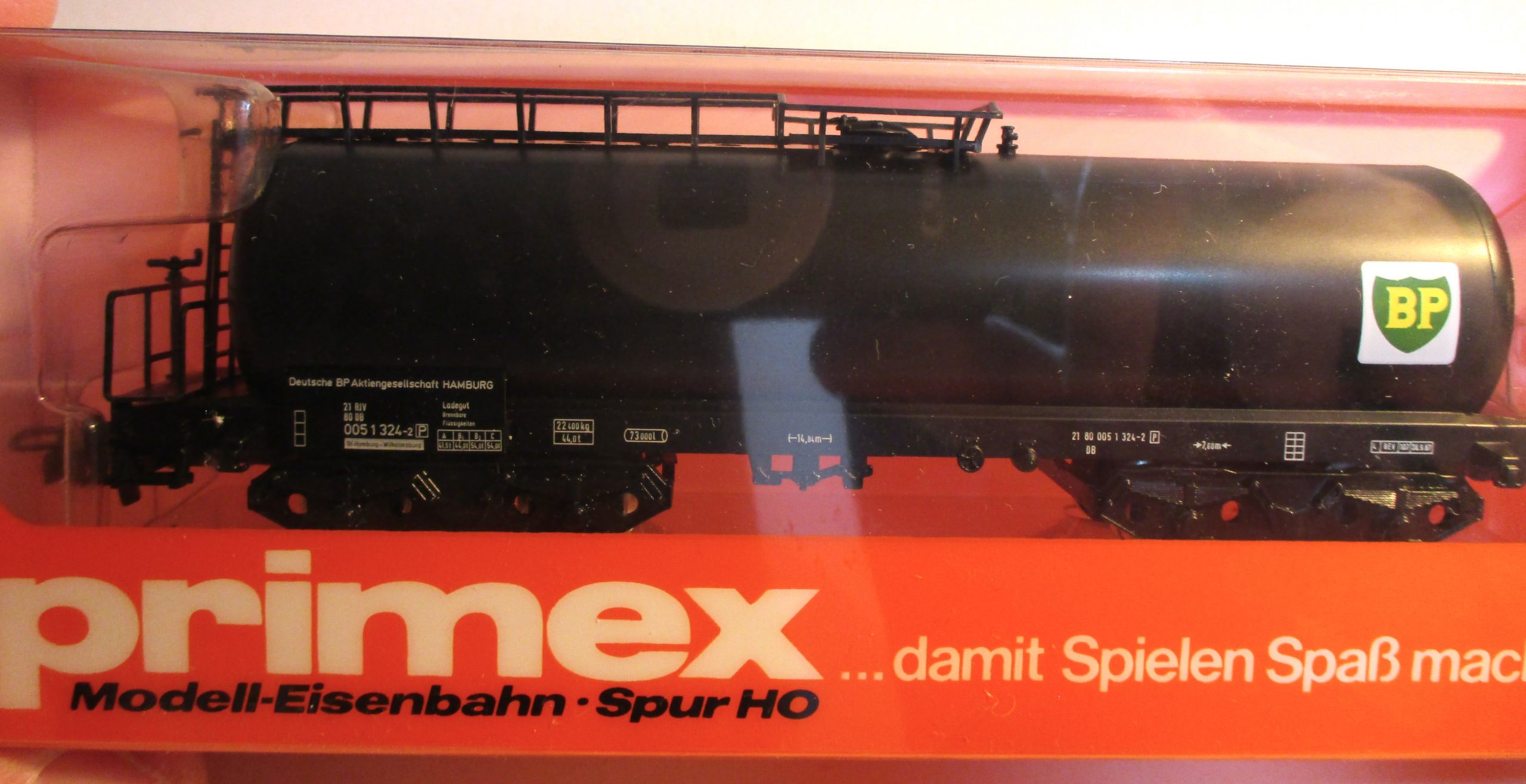 Primex 4587 Kesselwagen/4-achs. BP schwarz DB-4