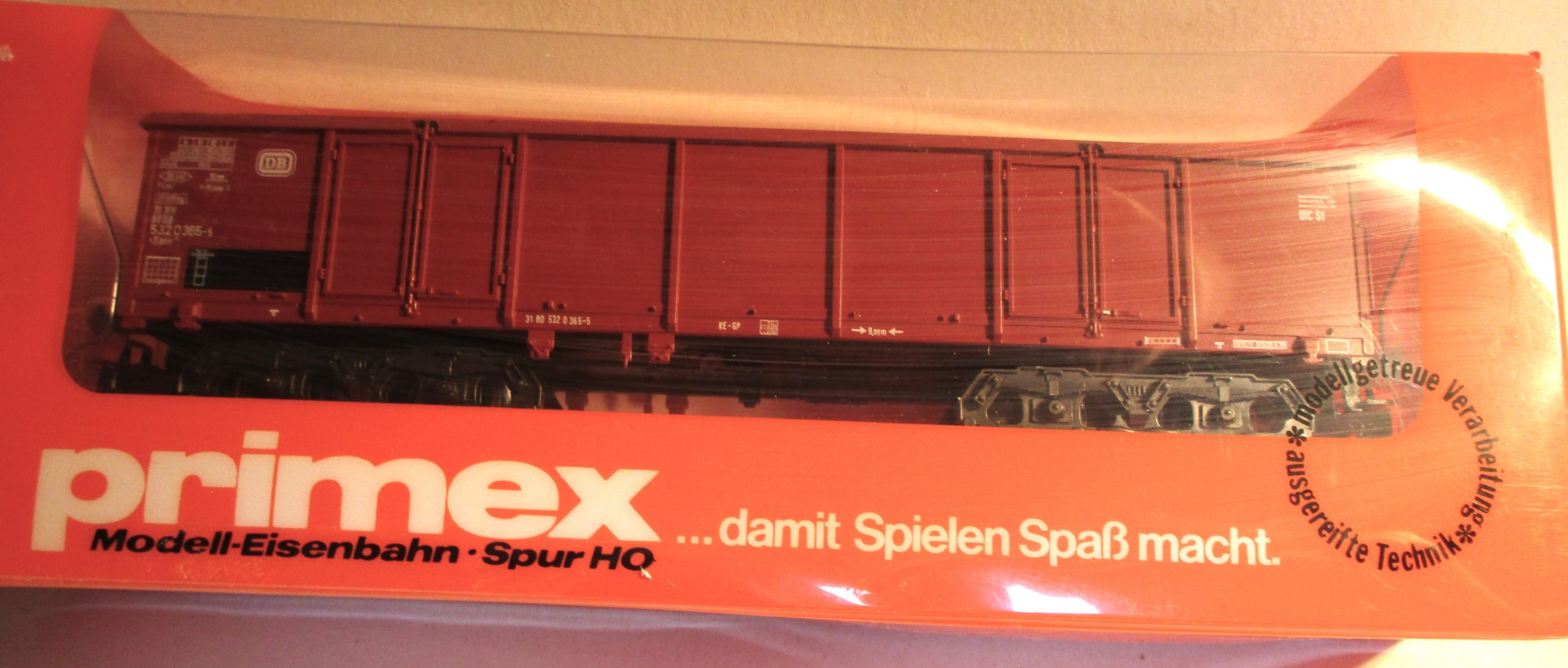 Primex 4599 Hochbordwagen/4-achs. Eaos braun DB-4