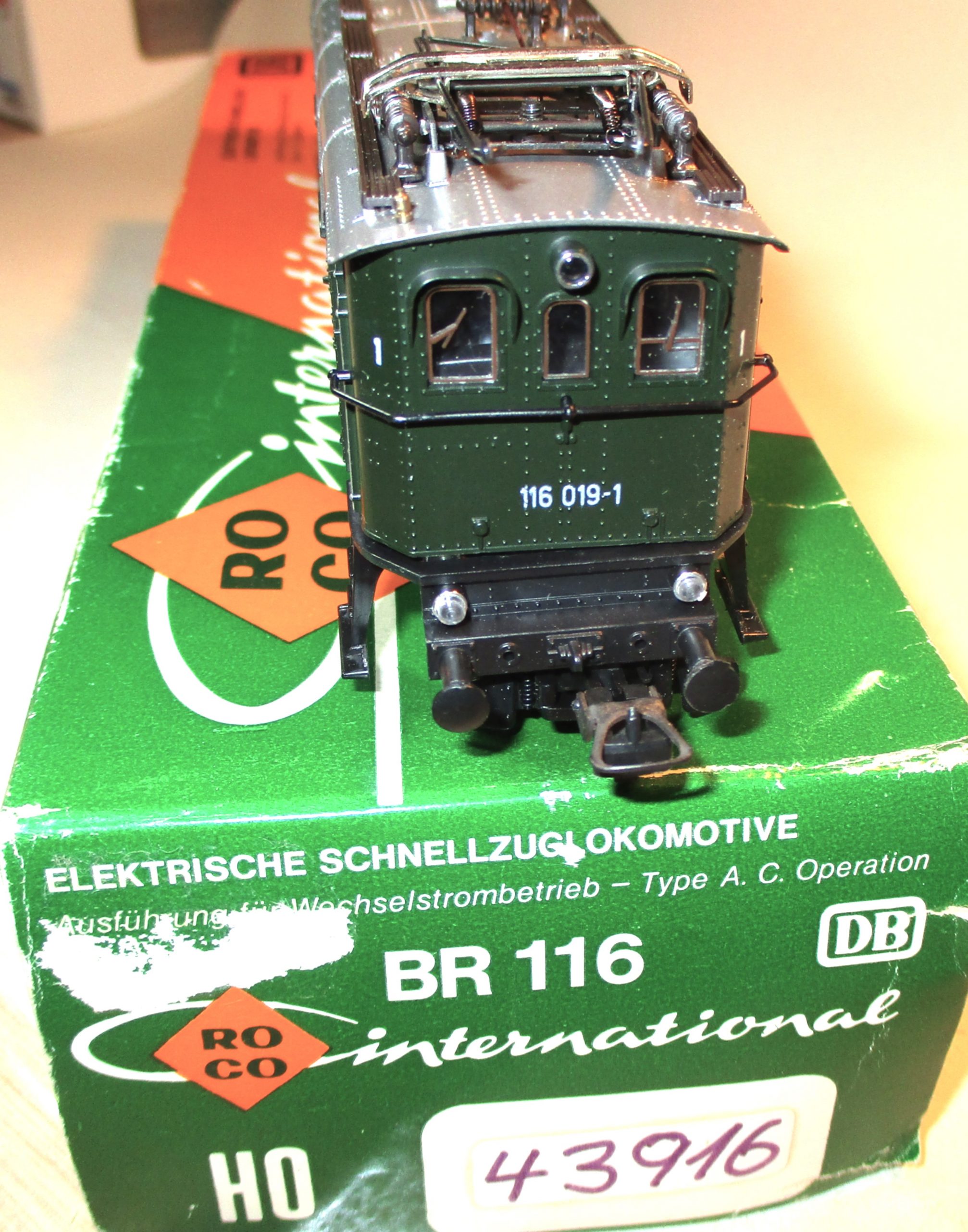 Roco 43916(14143) Ellok BR116.019 grün DB-4 für Märklin-ANALOG – Bild 3