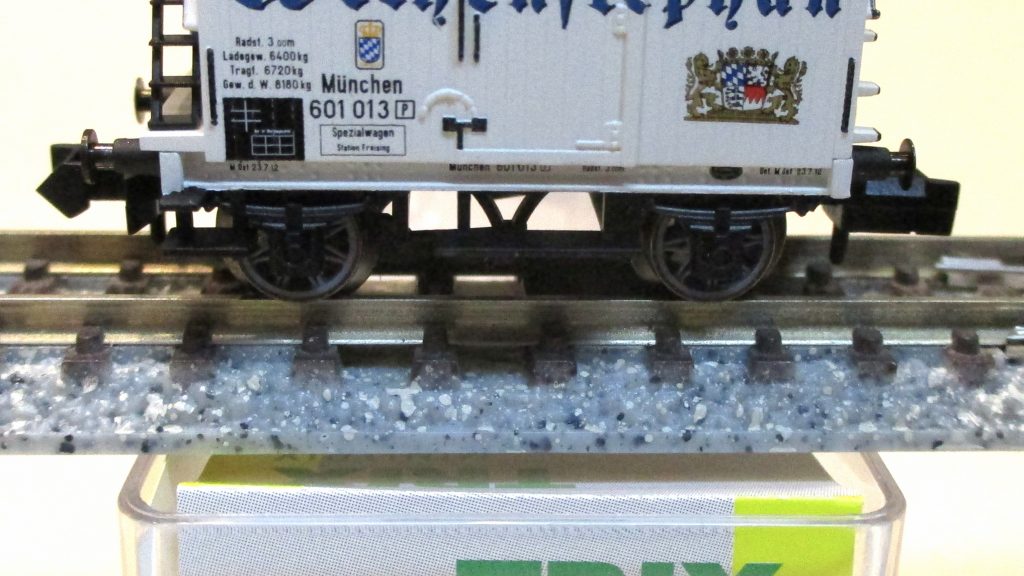 Minitrix  15956  Kühlwagen/2-achs./BrH 'Club-JW-2016' 'Weihenstephan' weiß K.Bay.Sts.B.